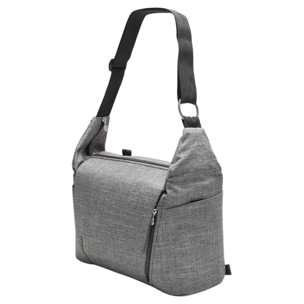 Premium Stokke 2-Way DiaperChanging Bag/ Backpack (Gray Melange -Model‎ 457104)